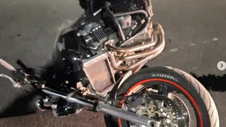 В Нижнекамске мотоциклист без водительского удостоверения попал в аварию 