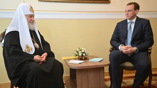 Павел Малков организовал рабочую встречу с патриархом Кириллом