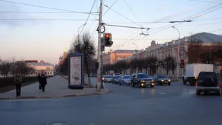 На пересечении улиц Ленина и Соборной в Рязани изменилась схема движения