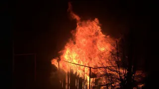 Рязанка сгорела в трейлере под Сасовом