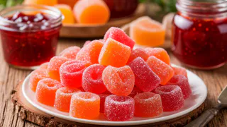 Когда дети хотят сладкого, беру стакан любимого варенья и через 20 минут готов полезный мармелад