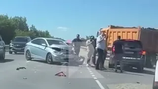 В Рязанском районе произошло массовое ДТП