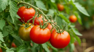 Чтобы томаты завалили урожаем: через 2 недели после высадки обязательно добавляем 1,5 ст. ложки на 10 л воды - важная подкормка