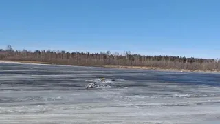 В Коми рыбаки провалились под лёд Вычегды: отец в реанимации, сын погиб