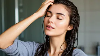 Развожу уксус в воде и мою волосы - такой шевелюры у меня еще не было: блестящие, объемные и даже растут лучше