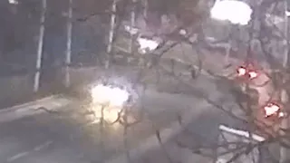 Опубликовано видео смертельной аварии на улице Спортивной