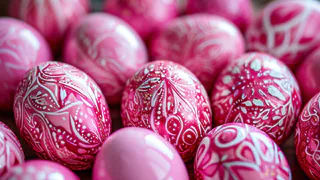 Свекла и луковая шелуха в полном пролете: красим пасхальные яйца новым способом — скорлупки будут цвета чистой розовой дымки