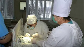 В Областном центре спецмедпомощи подростку удалили доброкачественную опухоль на локтевом суставе