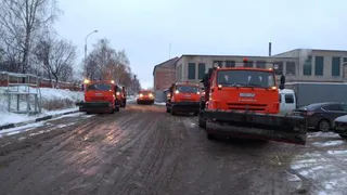 Ночью 16 ноября с улиц Рязани вывезли около 60 кубометров снега