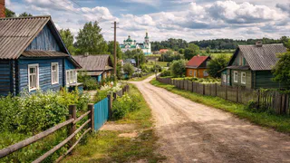 Нашли домик в деревне на реке Птичь — сначала удивились полной глуши: потом поняли, почему отсюда не уезжают