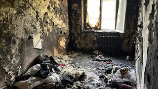 В Чувашии пожар в квартире едва не обернулся трагедией