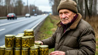 5 лет торговал на обочине за копейки, пока к столу не подъехал водитель на огромном чёрном джипе - вот какой он мне дал совет