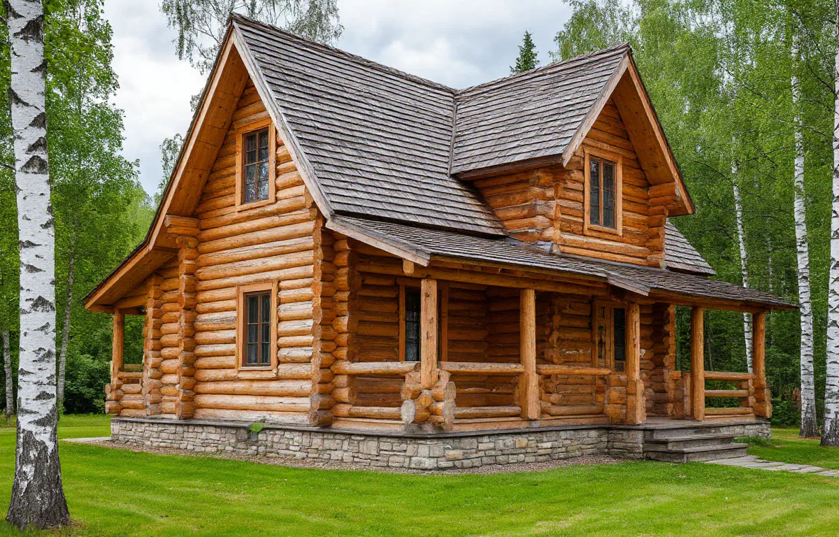 Строим дом из березы и не паримся. Люди в таких живут по 100 лет и горя не знают – вот чем они лучше