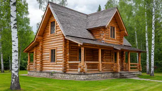 Строим дом из березы и не паримся. Люди в таких живут по 100 лет и горя не знают – вот чем они лучше