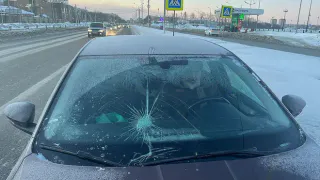 В Магнитогорске на "взлётке" водитель "Шкоды" сбил пешехода на нерегулируемом переходе