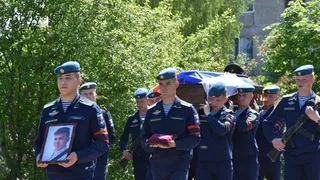 Под Рязанью простились с погибшим на Украине Никитой Тивилевым