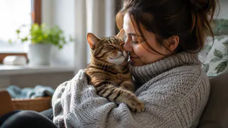 Кот узнаёт хозяина не глазами: 3 вещи, по которым он безошибочно понимает, что это вы
