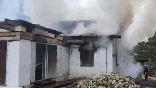 В Судогодском районе произошел пожар в частном доме