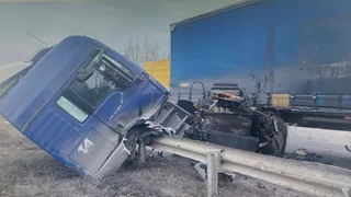 В Рязанской области столкнулись «МАН» и «Гранта»