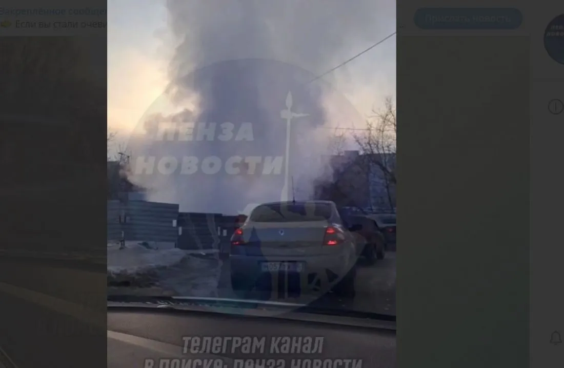 Большой прорыв теплотрассы на Кижеватова в Пензе вызвал панику