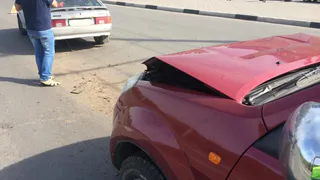 На Московском автомобиль влетел в четырнадцатую