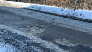 Жители Рязани жалуются на ямы на трассе М5 в направлении Шацка