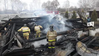 На пожаре в Рязанской области погибли трое детей
