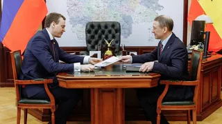 Малков 12 мая встретился со спикером облдумы Фоминым