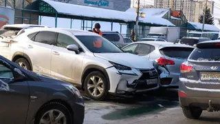 Пробки в городе: напротив «Барса» произошла массовая авария