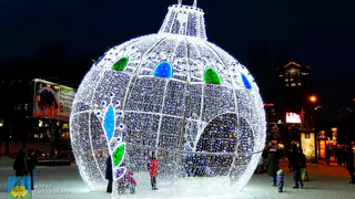 Новогодняя иллюминация в Коми начинает работать