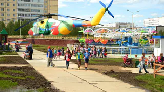 Началась работа по обновлению парка «Радуга» в Усинске