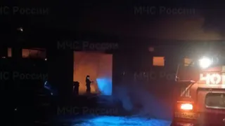 В Гусь-Хрустальном районе произошел пожар на деревообрабатывающем предприятии