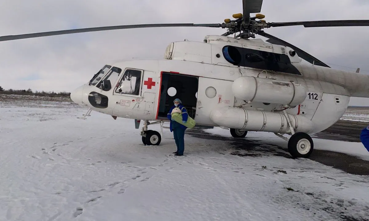 35-дневный младенец из Саратова был доставлен санавиацией в Пензу на операцию