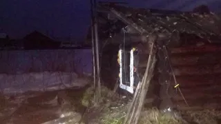 В селе Керчомъя пожарные Коми ликвидировали возгорание в зимней кухне