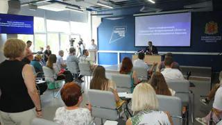 На пресс-конференции Губернатора обсудили вопрос Благоустройства Владимира