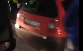 В Канищеве иномарка влетела в припаркованный автомобиль