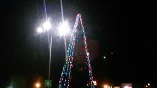 Народное фото: у рязанцев нет праздничного настроения из-за плохой подсветки на ёлке