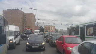 ДТП в центре Рязани привело к крупной пробке