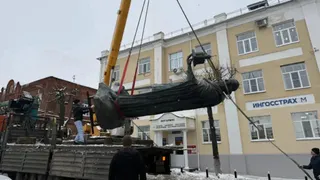 Во Владимире приступили к установке памятника Юрию Долгорукому