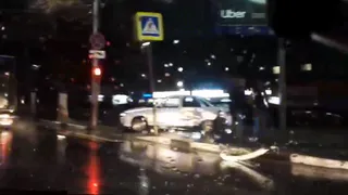 Вылетел на тротуар: вечером на Есенина произошло ДТП