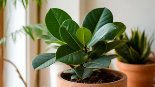 Для величественной кроны фикусу Бенджамина — первым делом: 1 ложку в кипяток — и растение точно не станет лысым