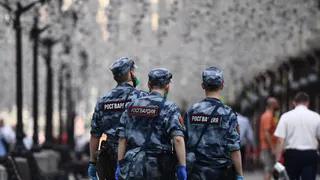 В Касимове Рязанской области росгвардейцы задержали находившегося в розыске мужчину