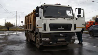 В Рязани задержали грузовик с "левыми" номерами