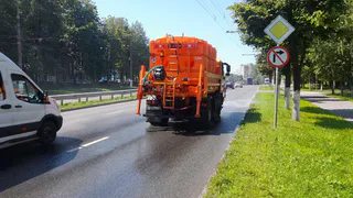 В Чебоксарах из-за жары возобновили полив улиц