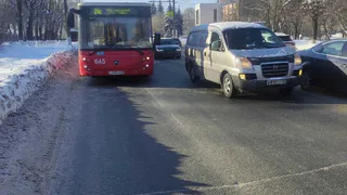 Еще одно ДТП с автобусом во Владимире: столкнулся автобус №24c и легковушка