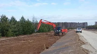 В Камешковском районе идет строительство дороги к деревне Лошаиха