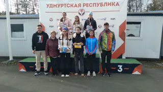 Юные глазовчане выступили на Республиканских соревнованиях по биатлону