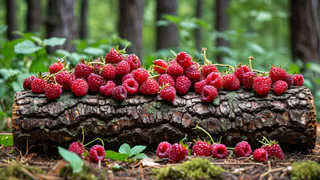 Полено для малины: мои кусты не разрастаются по всему участку, а урожай собираю ведрами