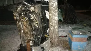 Пьяный нижнекамец врезался в дерево
