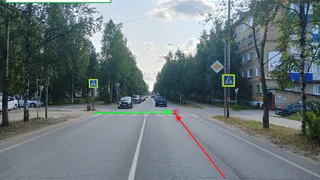 В Коми водитель внедорожника Hyundai сбил пенсионера на перекрестке